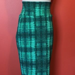 Lularoe Green Cassie Skirt